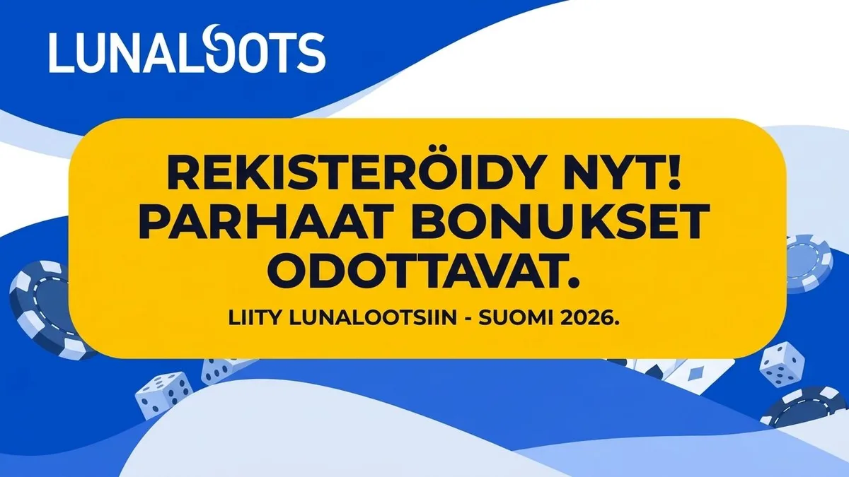 Rekisteröidy bonuksella